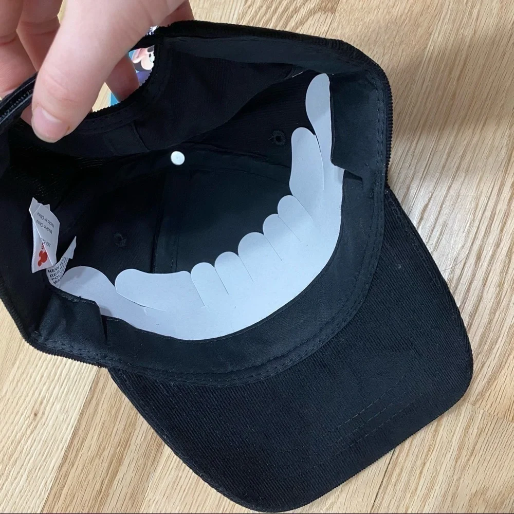 Mickey Mouse Corduroy Ear Hat NWT Disney Black Kids Toddler World Land Park